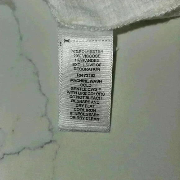 Cable & Gauge Womens Loose Fit Boho Embroidered Tank Top Size XL White - Picture 8 of 10